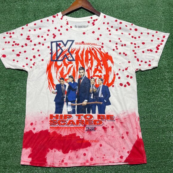 Ice Nine Kills Tie Dye Tee White Red L - Picture 1 of 4